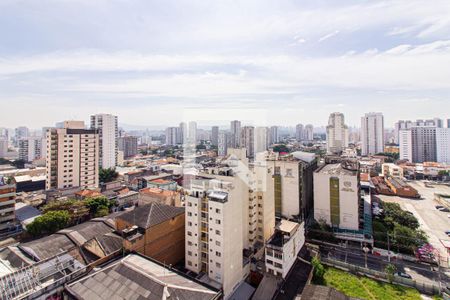 Vista da varanda da sala de apartamento à venda com 2 quartos, 37m² em Barra Funda, São Paulo