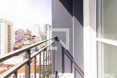 Varanda da sala de apartamento à venda com 2 quartos, 37m² em Barra Funda, São Paulo