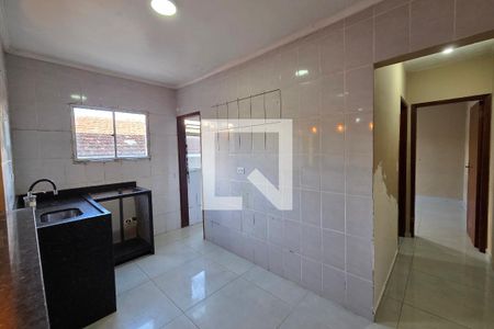 Cozinha de apartamento para alugar com 1 quarto, 35m² em Vila Tupi, Praia Grande
