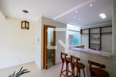 Cozinha de casa para alugar com 2 quartos, 75m² em Vila Homero Thon, Santo André
