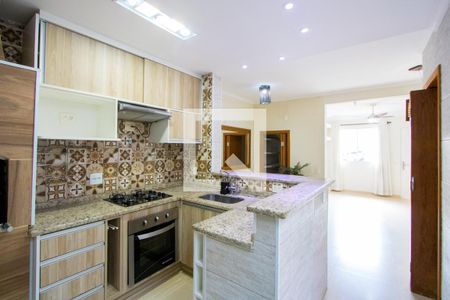 Cozinha de casa para alugar com 2 quartos, 75m² em Vila Homero Thon, Santo André