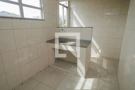 Cozinha de apartamento para alugar com 1 quarto, 45m² em Campo Grande, Rio de Janeiro