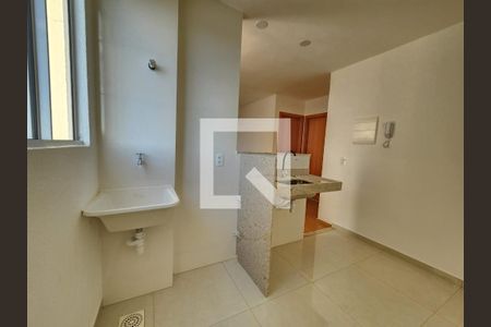 Cozinha de apartamento para alugar com 2 quartos, 46m² em Alvorada, Contagem