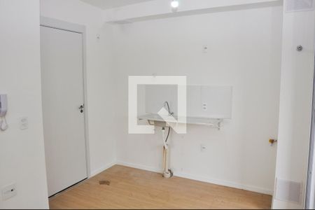 Detalhe - Sala, Cozinha e Área de Serviço com Varanda de apartamento para alugar com 2 quartos, 35m² em Vila Jaguara, São Paulo