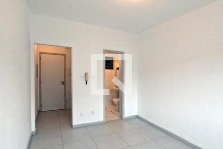 Quarto e Sala de kitnet/studio para alugar com 1 quarto, 30m² em José Menino, Santos