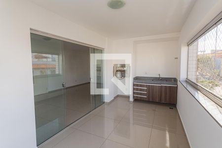 Varanda Gourmet na Sala de apartamento para alugar com 4 quartos, 191m² em São Marcos, Belo Horizonte