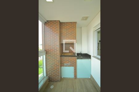 Varanda Gourmet da Sala de apartamento à venda com 1 quarto, 53m² em Jardim Silvestre, São Bernardo do Campo