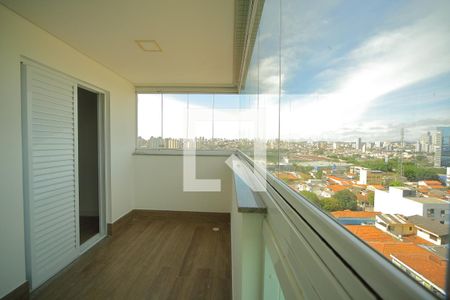 Varanda Gourmet da Sala de apartamento à venda com 1 quarto, 53m² em Jardim Silvestre, São Bernardo do Campo