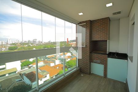 Varanda Gourmet  de apartamento à venda com 1 quarto, 53m² em Jardim Silvestre, São Bernardo do Campo