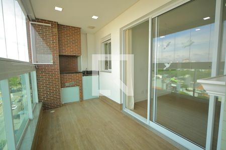Varanda Gourmet  de apartamento à venda com 1 quarto, 53m² em Jardim Silvestre, São Bernardo do Campo
