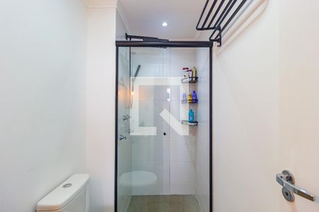 Banheiro de kitnet/studio para alugar com 1 quarto, 29m² em Belenzinho, São Paulo