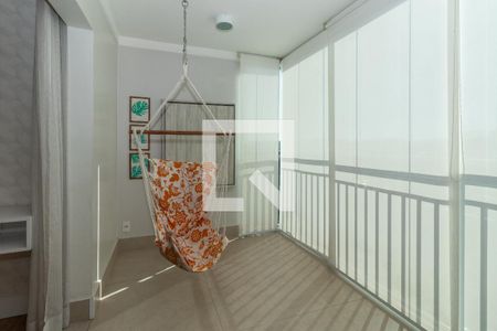 Varanda da Sala de apartamento para alugar com 2 quartos, 62m² em Vila Anastácio, São Paulo