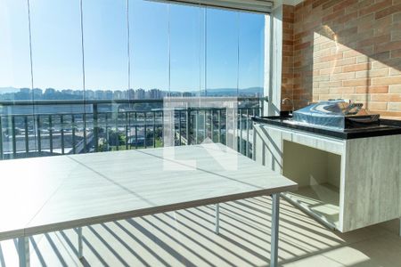 Varanda da Sala de apartamento para alugar com 2 quartos, 62m² em Vila Anastácio, São Paulo