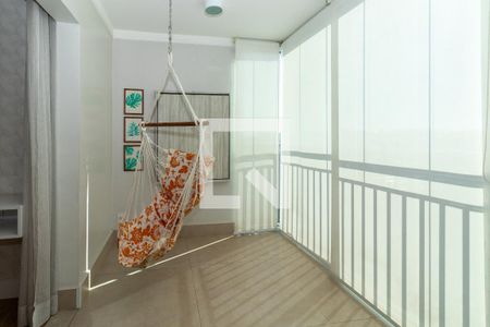 Varanda da Sala de apartamento para alugar com 2 quartos, 62m² em Vila Anastácio, São Paulo