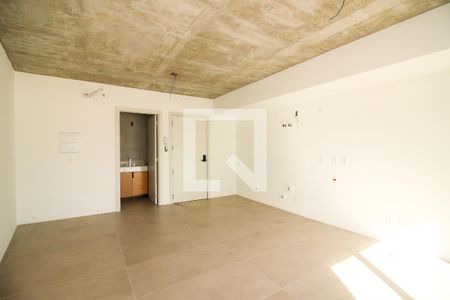 Sala/Cozinha de kitnet/studio à venda com 1 quarto, 36m² em Menino Deus, Porto Alegre
