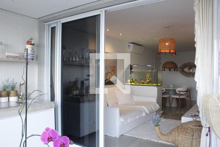 Varanda da Sala de apartamento para alugar com 3 quartos, 125m² em Barra da Tijuca, Rio de Janeiro