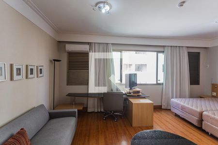 Sala/Quarto de kitnet/studio à venda com 1 quarto, 32m² em Lourdes, Belo Horizonte