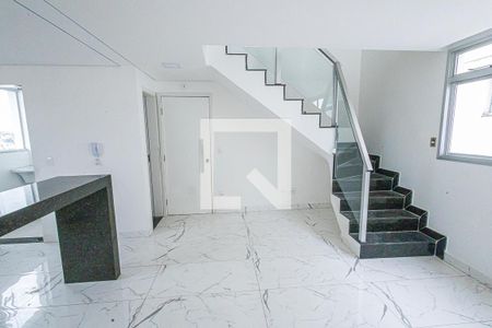 sala / cozinha americana de apartamento à venda com 3 quartos, 150m² em Santa Branca, Belo Horizonte