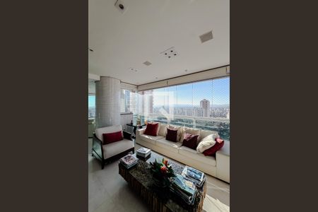 Varanda da Sala de apartamento para alugar com 4 quartos, 335m² em Vila Regente Feijó, São Paulo