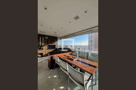 Varanda da Sala de apartamento para alugar com 4 quartos, 335m² em Vila Regente Feijó, São Paulo