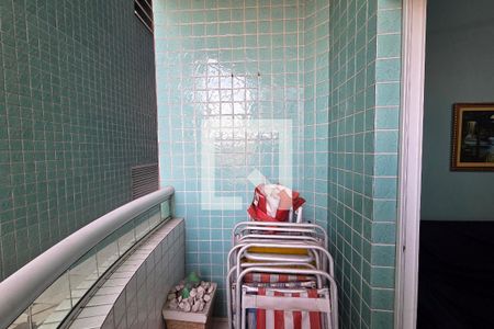 Varanda de apartamento para alugar com 1 quarto, 40m² em Boqueirão, Praia Grande