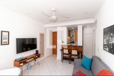 Sala de apartamento para alugar com 1 quarto, 40m² em Leme, Rio de Janeiro