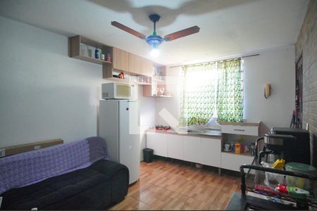 Sala/Cozinha de apartamento à venda com 1 quarto, 37m² em Guarani, Novo Hamburgo