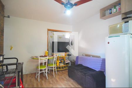 Sala/Cozinha de apartamento à venda com 1 quarto, 37m² em Guarani, Novo Hamburgo