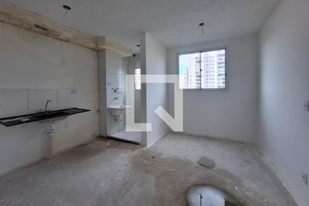 Sala  de apartamento à venda com 2 quartos, 37m² em Jardim, Santo André