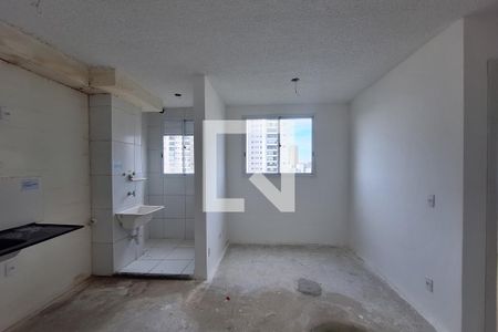 Sala  de apartamento à venda com 2 quartos, 37m² em Jardim, Santo André