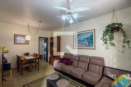 Sala de apartamento para alugar com 1 quarto, 61m² em Guilhermina, Praia Grande