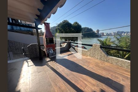 Varanda da Sala de casa para alugar com 3 quartos, 160m² em Parque Prainha, São Vicente