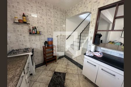 Cozinha de casa para alugar com 3 quartos, 160m² em Parque Prainha, São Vicente