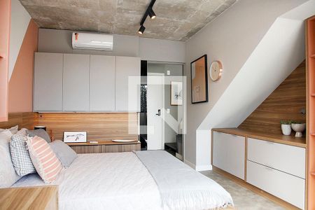Studio - Quarto Suíte de kitnet/studio à venda com 1 quarto, 67m² em Menino Deus, Porto Alegre