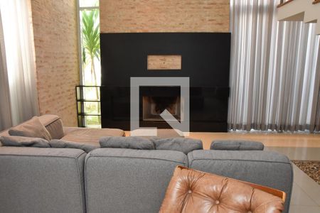 Sala de casa de condomínio à venda com 3 quartos, 269m² em Cidade Santos Dumont, Jundiaí