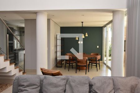 Sala de Jantar de casa de condomínio à venda com 3 quartos, 269m² em Cidade Santos Dumont, Jundiaí
