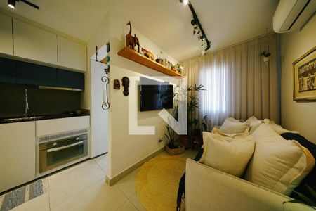 Sala de apartamento à venda com 1 quarto, 32m² em Vila Guilhermina, São Paulo