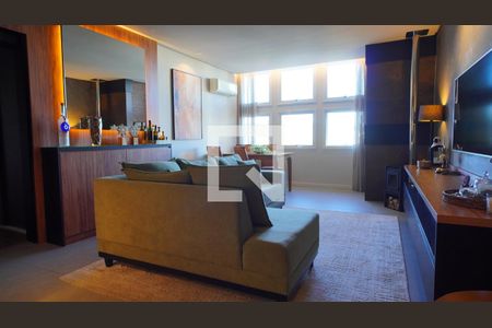 Sala de apartamento para alugar com 3 quartos, 105m² em Petrópolis, Porto Alegre