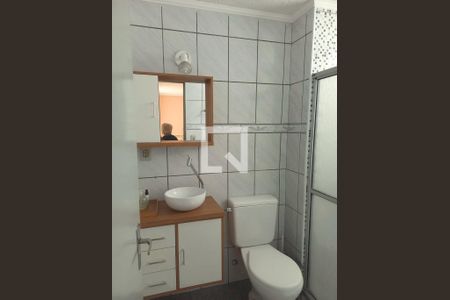Banheiro de apartamento à venda com 2 quartos, 54m² em Parque Marajoara, Santo André
