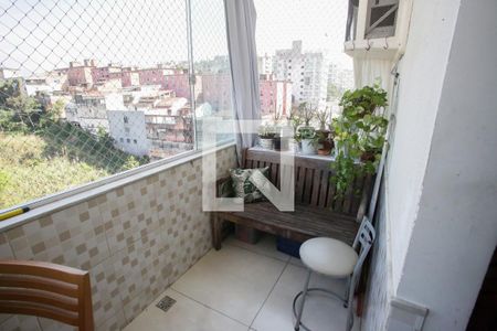 Varanda da Sala de apartamento à venda com 2 quartos, 69m² em Taquara, Rio de Janeiro