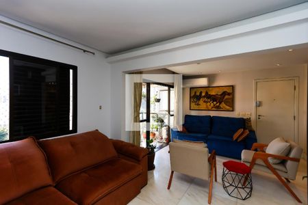 sala  de apartamento à venda com 2 quartos, 101m² em Vila Andrade, São Paulo