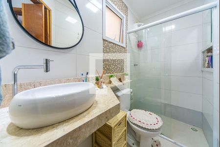 Banheiro  de apartamento para alugar com 2 quartos, 40m² em Parque Erasmo Assunção, Santo André