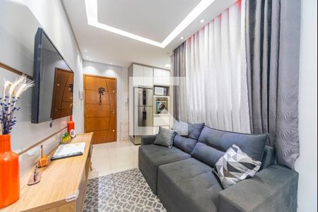 Sala de apartamento para alugar com 2 quartos, 40m² em Parque Erasmo Assunção, Santo André