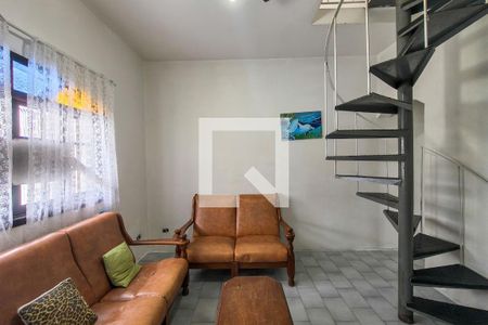 Sala de casa para alugar com 1 quarto, 82m² em Maracanã, Praia Grande