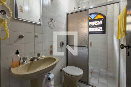 Banheiro de casa para alugar com 1 quarto, 82m² em Maracanã, Praia Grande