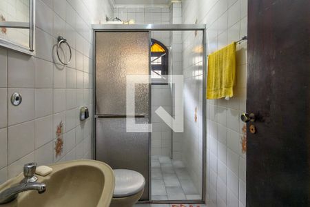 Banheiro de casa para alugar com 1 quarto, 82m² em Maracanã, Praia Grande