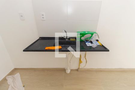Sala/Cozinha de apartamento para alugar com 1 quarto, 27m² em Parada Xv de Novembro, São Paulo