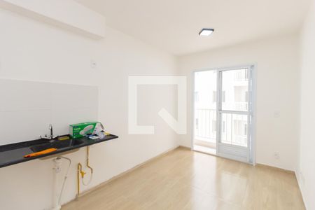 Sala/Cozinha de apartamento para alugar com 1 quarto, 27m² em Parada Xv de Novembro, São Paulo