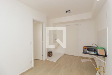 Sala/Cozinha de apartamento para alugar com 1 quarto, 27m² em Parada Xv de Novembro, São Paulo