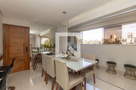 Sala de apartamento à venda com 3 quartos, 93m² em Itapoã, Belo Horizonte